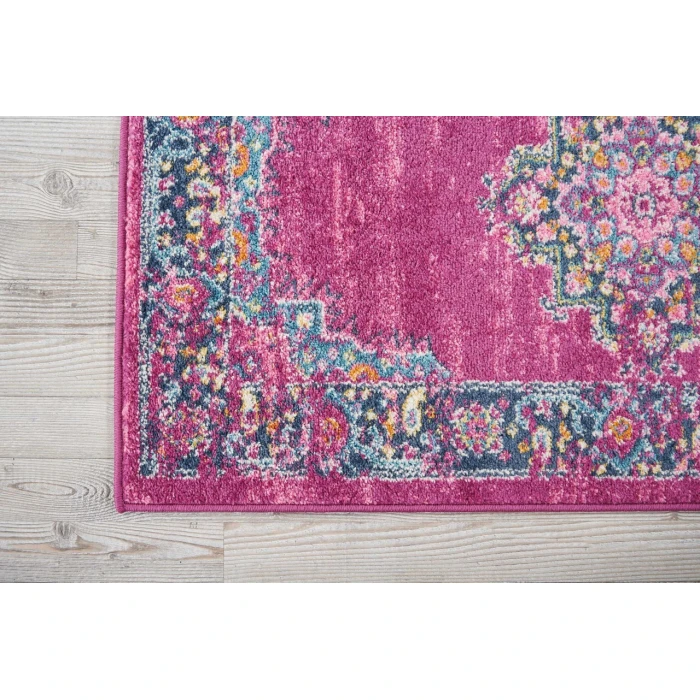 Nourison Passion Runner Area Rug PSN03-Fuchsia
