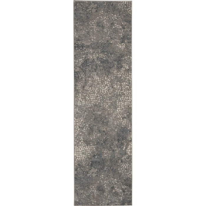 Michael Amini MA90 Uptown Runner Area Rug UPT02-Grey