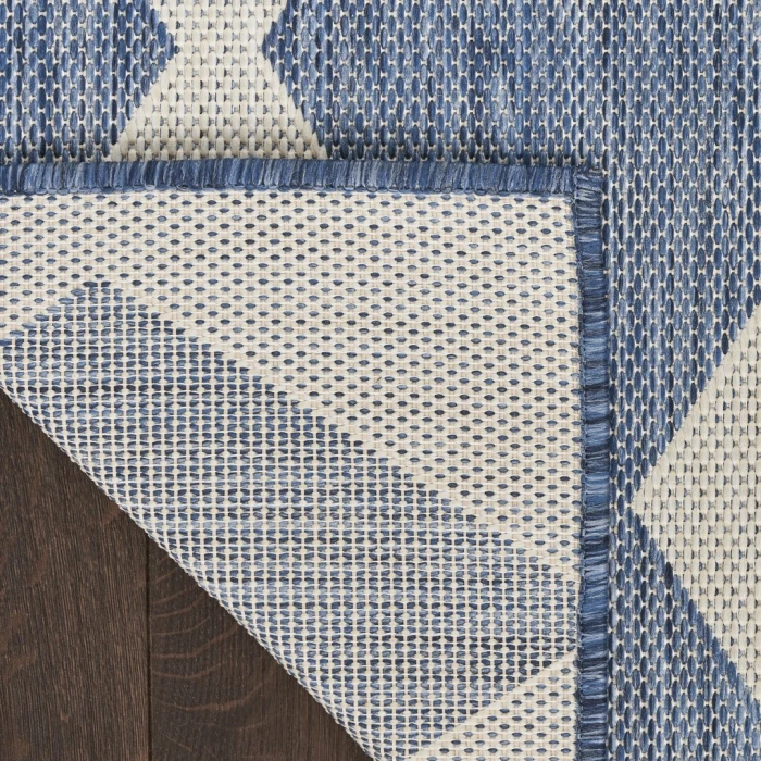 Nourison Positano Navy Blue POS04 10ft. Square Rug