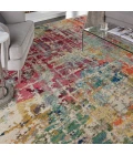 Nourison Celestial Area Rug CES13-Pink/Multicolor