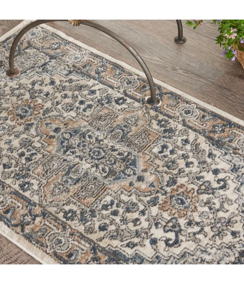 Nourison Quarry Ivory Grey QUA05 2 ft. X 4 ft. Rect. Rug