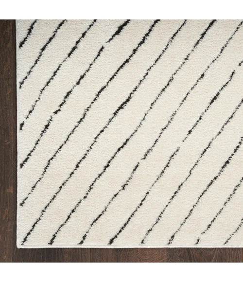 Nourison Modern Comfort Ivory Black MNC01 10 ft. Rect. Rug