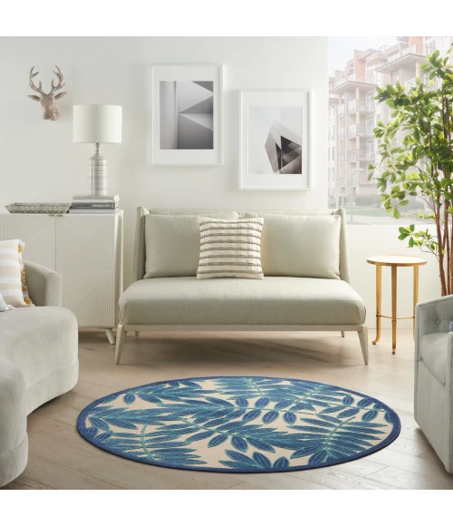 Nourison Aloha Area Rug ALH18-Navy