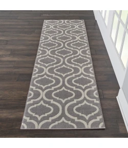 Nourison Home Jubilant JUB19 Grey 2 ft. 3 in. X 7 ft. 3 in. Area Rug