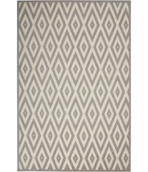 Nourison Grafix Area Rug GRF18-White/Grey