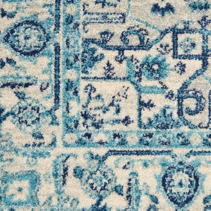 Nourison Tranquil Area Rug TRA06-Ivory/Navy
