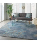 Nourison Symmetry Area Rug SMM08-Blue/Beige