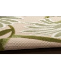 Nourison Aloha Ivory Green ALH33 2 ft. 3 in. X 8 ft. Rectangle Rug