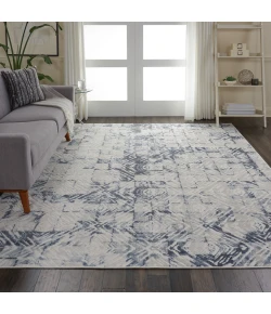 Nourison Home Urban Decor URD02 Ivory/Blue 9 ft. X 12 ft. Area Rug