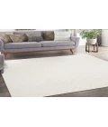 Nourison Versatile Ivory White NRV01 9 ft. Square Rug