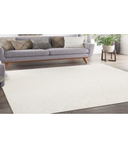 Nourison Home Versatile NRV01 Ivory White 9 ft. Square Area Rug