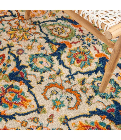 Nourison Allur Area Rug ALR03-Ivory Multicolor