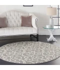 Nourison Grafix Round Area Rug GRF19-Grey