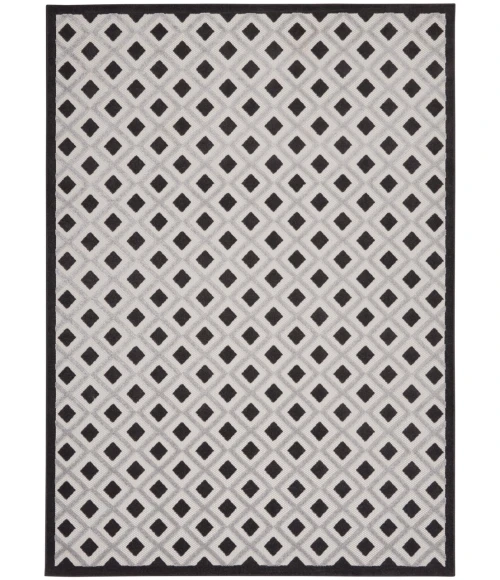 Nourison Aloha Indoor/Outdoor Area Rug ALH26-Black White