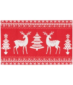 Nourison Tybee Red Ivory TYB12 2 ft. X 3 ft. Rectangle Rug