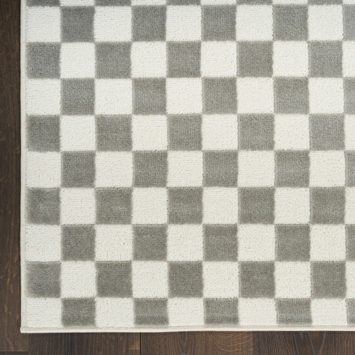 Nourison Serenity Home Ivory Grey SRH09 2 ft. 2 in. X 7 ft. 6 Rect. Rug