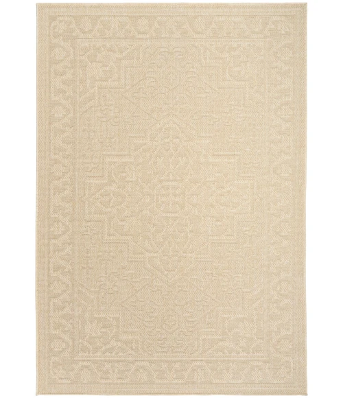 Nourison Tulum Cream TLM05 6 ft. X 9 ft. Rect. Rug