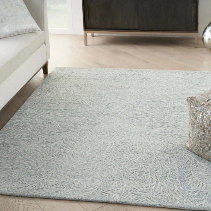 Michael Amini Ma30 Star Area Rug SMR03 Light Blue 4' x 6'
