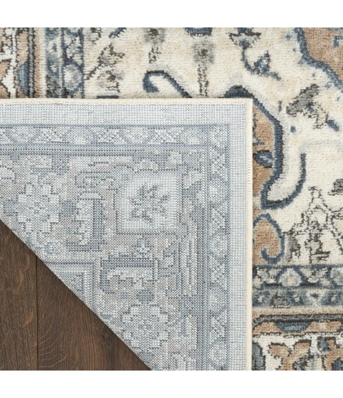 Nourison Quarry Ivory Taupe QUA18 6 ft. X 9 ft. Rect. Rug