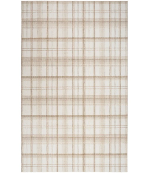 Nourison Grafix Ivory Beige GRF03 7 ft. 10 in. X 9 ft. 10 in. Rectangle Rug