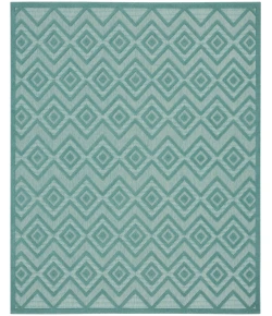 Nourison Home Versatile NRV01 Aqua Teal 9 ft. X 12 ft. Area Rug