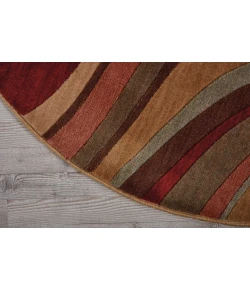 Nourison Home Somerset ST81 Multicolor 5 ft. 6 in. Round Area Rug