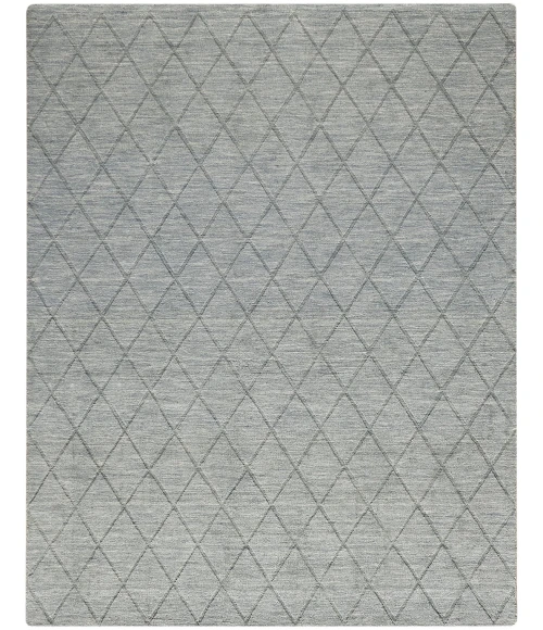 Nourison Wool Haven Blue WOH01 7 ft. 9 in. X 9 ft. 9 in. Rect. Rug
