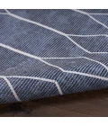 Nicole Curtis Machine Washable Series 1 Area Rug SR107 Navy