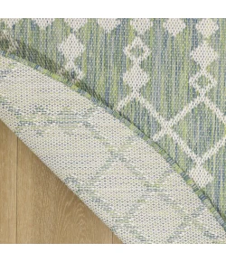 Nourison Positano Blue Green POS02 10ft. Round Rug