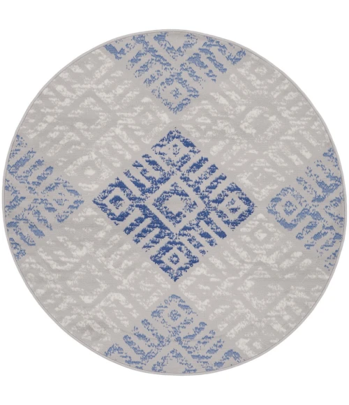Nourison Whimsicle Area Rug WHS18-Grey Blue