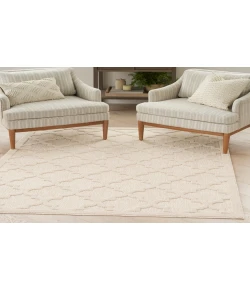 Nourison Home Easy Care NES01 Cream 5 ft. X 7 ft. Area Rug