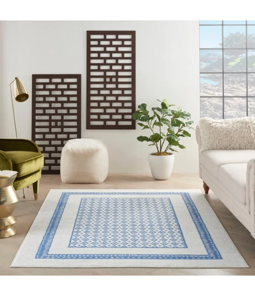 Nourison Whimsicle Area Rug WHS13-Ivory Blue