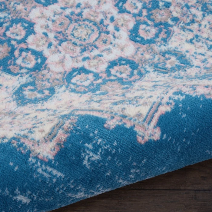 Nourison Grafix Round Area Rug GRF14-Blue