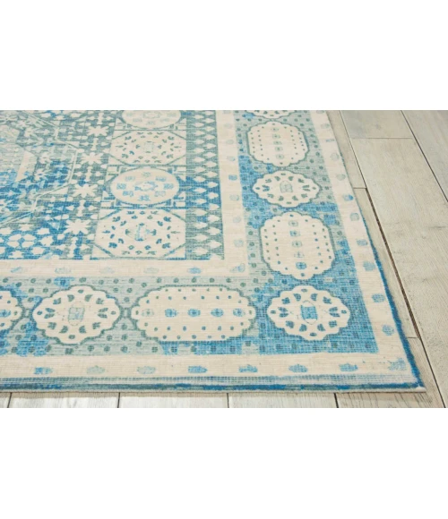 Nourison Home Madera Blue MAD03 5ft. x 7ft. Rect. Rug