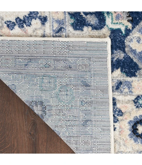 Nourison Passion Area Rug PSN33 Ivory/Grey 5'3" x 7'3"