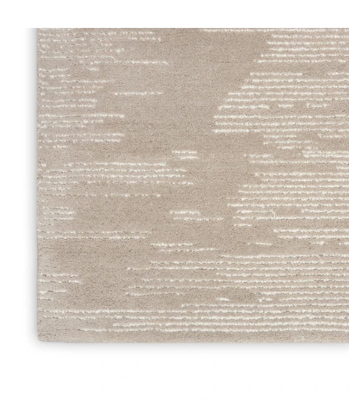 Michael Amini Ma30 Star Area Rug SMR02 Taupe/Ivory 5'3" x 7'3"