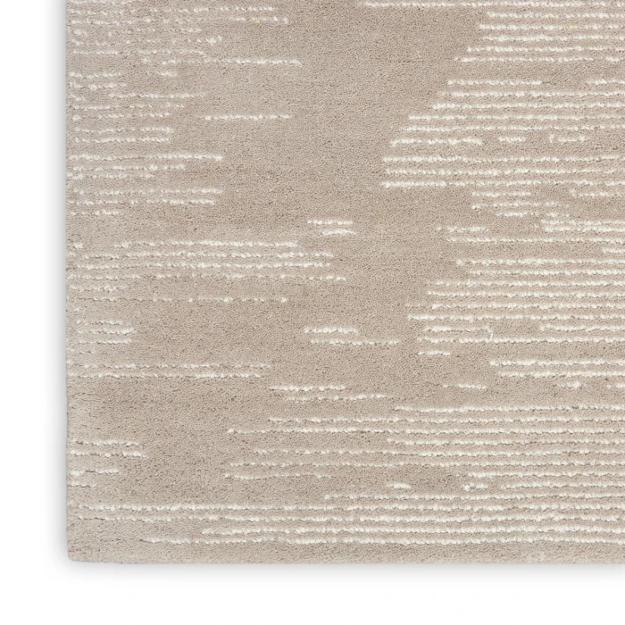 Michael Amini Ma30 Star Area Rug SMR02 Taupe/Ivory 5'3" x 7'3"