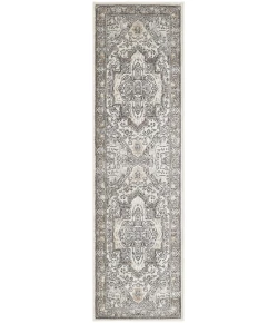 Nourison Home Quarry QUA18 Ivory Grey Taupe 2 ft. 2 in. X 7 ft. 6 Area Rug