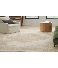 Nourison Home Grafix GRF14 Ivory Beige 3 ft. 9 in. X 5 ft. 9 in. Area Rug