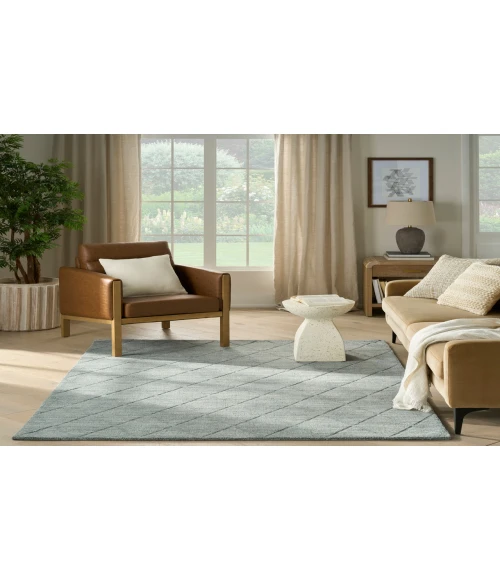 Nourison Wool Haven Blue WOH01 5 ft. 3 in. X 7 ft. 3 in. Rectangle Rug