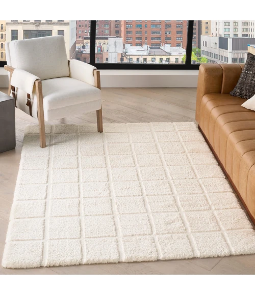 DKNY West End Ave Ivory WTE01 6 ft. X 9 ft. Rect. Rug