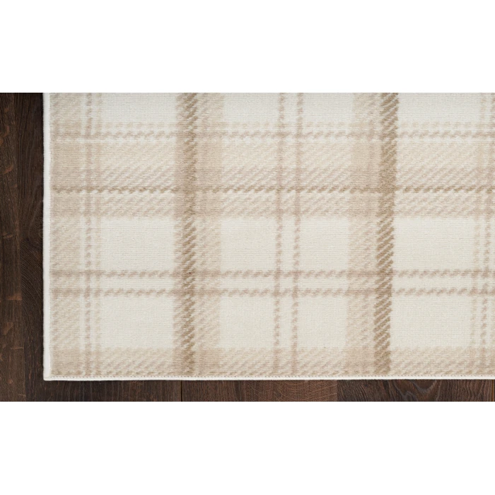 Nourison Grafix Ivory Beige GRF03 5 ft. 3 in. X 7 ft. 3 in. Rectangle Rug