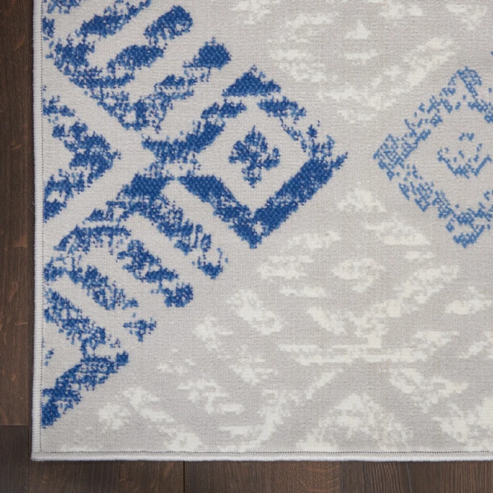 Nourison Whimsicle Area Rug WHS18-Grey Blue