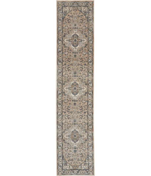 Nourison Quarry Beige Grey QUA05 16 ft. Rect. Rug