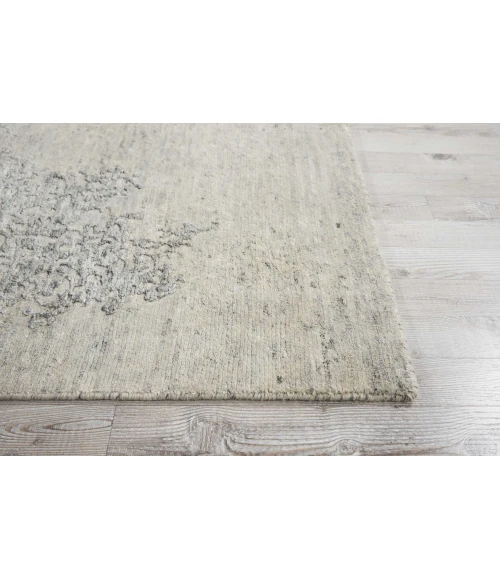 Nourison Silk Shadows Ivory Silver SHA14 8 ft. Rect. Rug