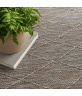 Nourison Washable Solutions Grey/Mocha WSL01 5 ft. X 7 ft. Rect. Rug