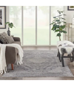 Nourison Home Starry Nights STN05 Charcoal Creme 5 ft. 3 in. X 7 ft. 3 in. Area Rug