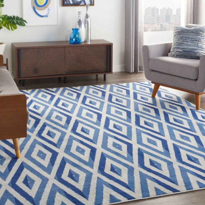Nourison Whimsicle Area Rug WHS04-Ivory Blue