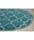 Nourison Home Amore Blue AMOR2 3ft.11in. x Round Round Rug