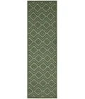 Nourison Home Versatile Green NRV01 2 ft. 2 in. X 7 ft. 6 Rectangle Rug